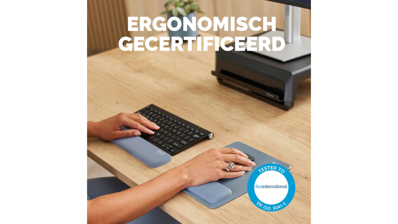 Polssteun Fellowes Breyta compact blauw