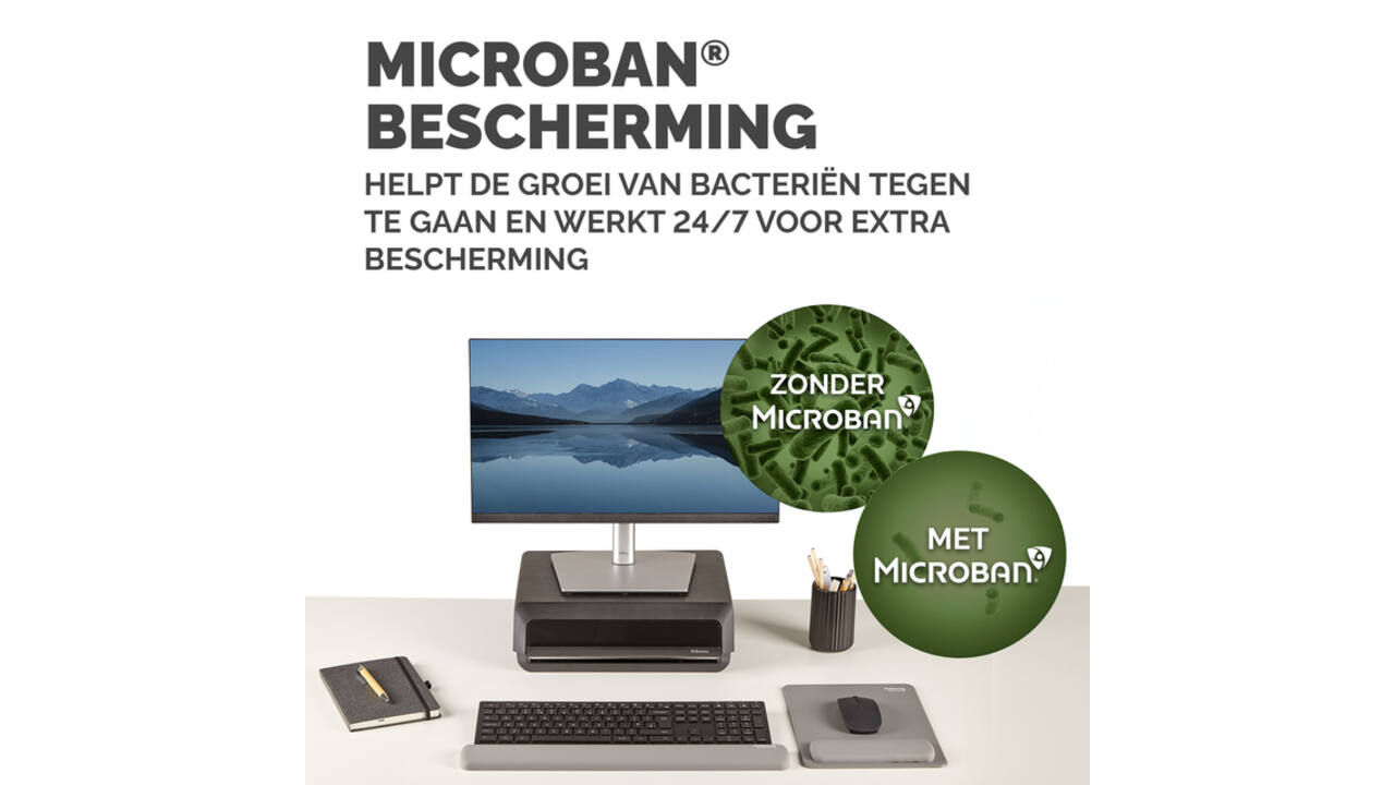 Polssteun Fellowes Breyta grijs