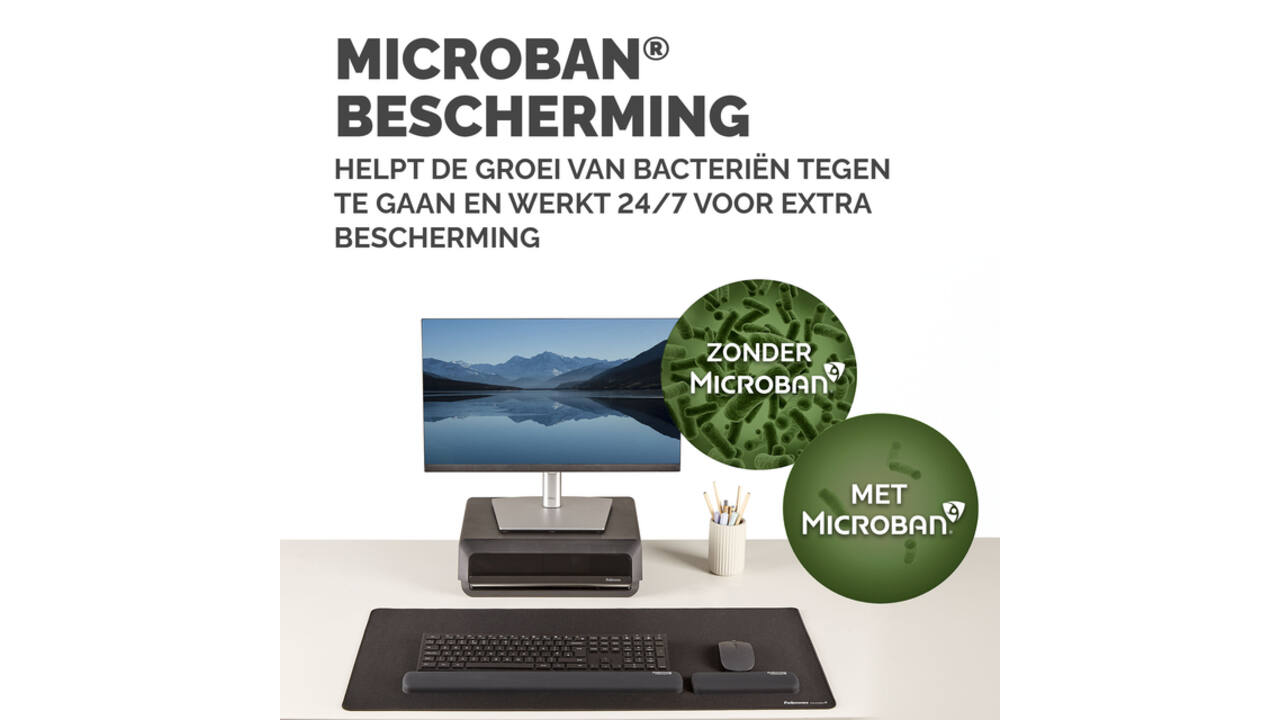Polssteun Fellowes Breyta palm zwart