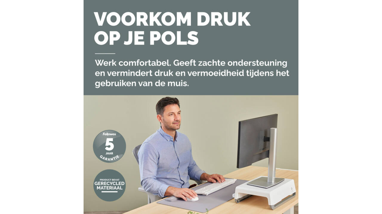 Polssteun Fellowes Breyta palm grijs
