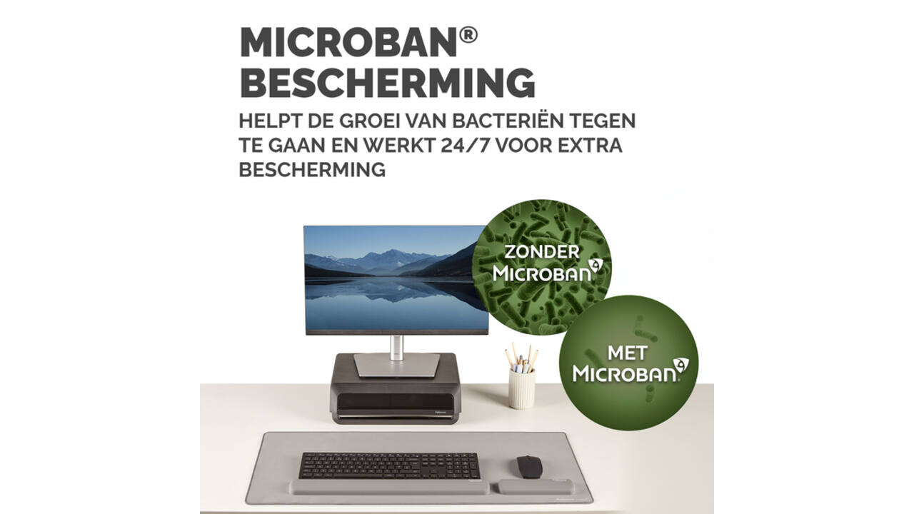 Polssteun Fellowes Breyta palm grijs