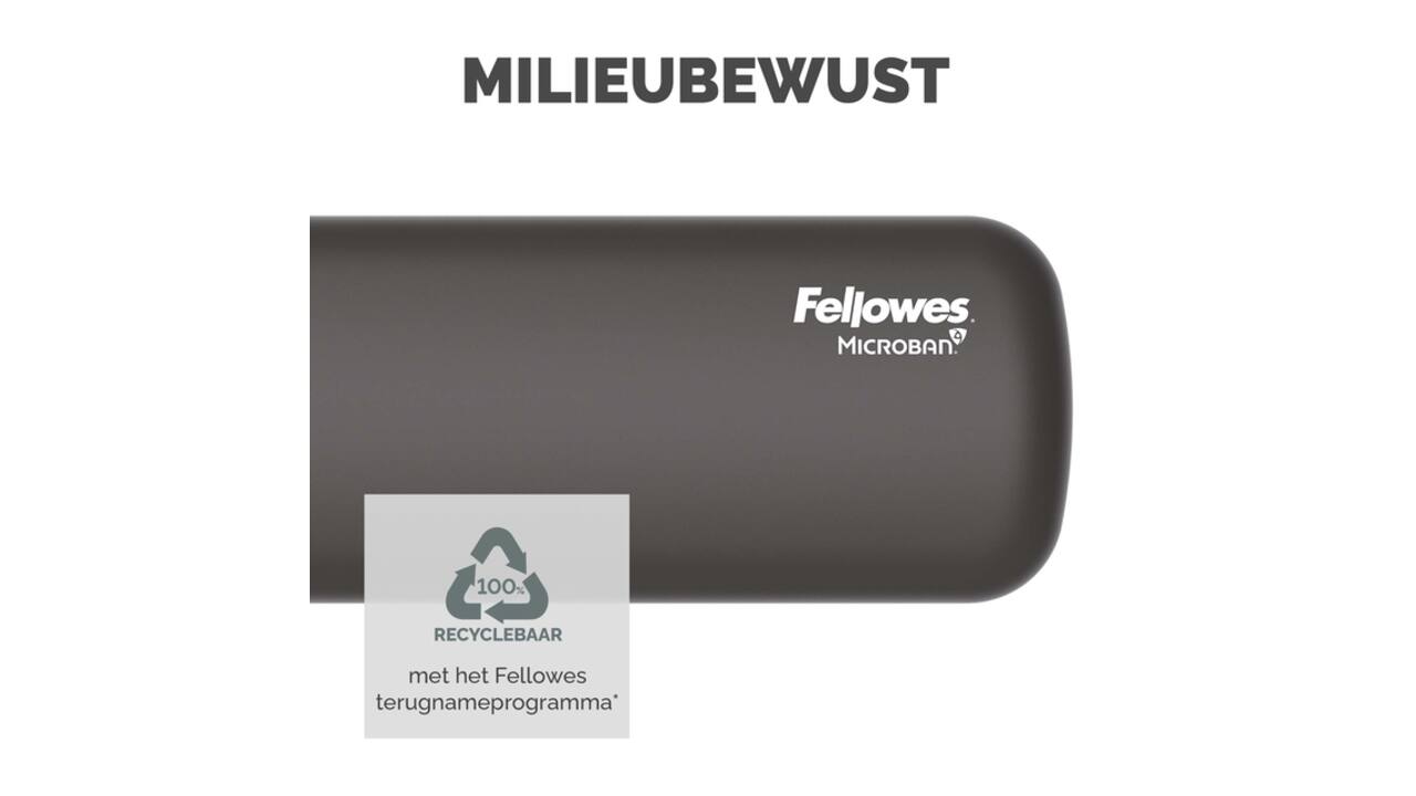 Polssteun Fellowes Breyta compact zwart