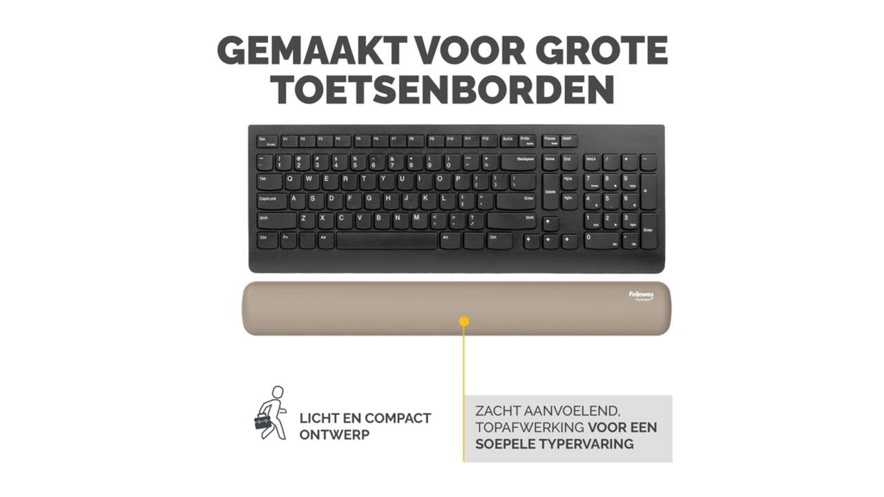 Polssteun Fellowes Breyta zand