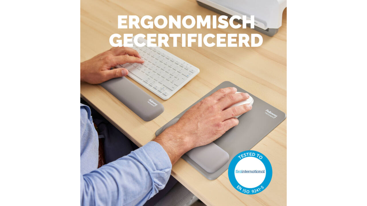 Polssteun Fellowes Breyta compact grijs