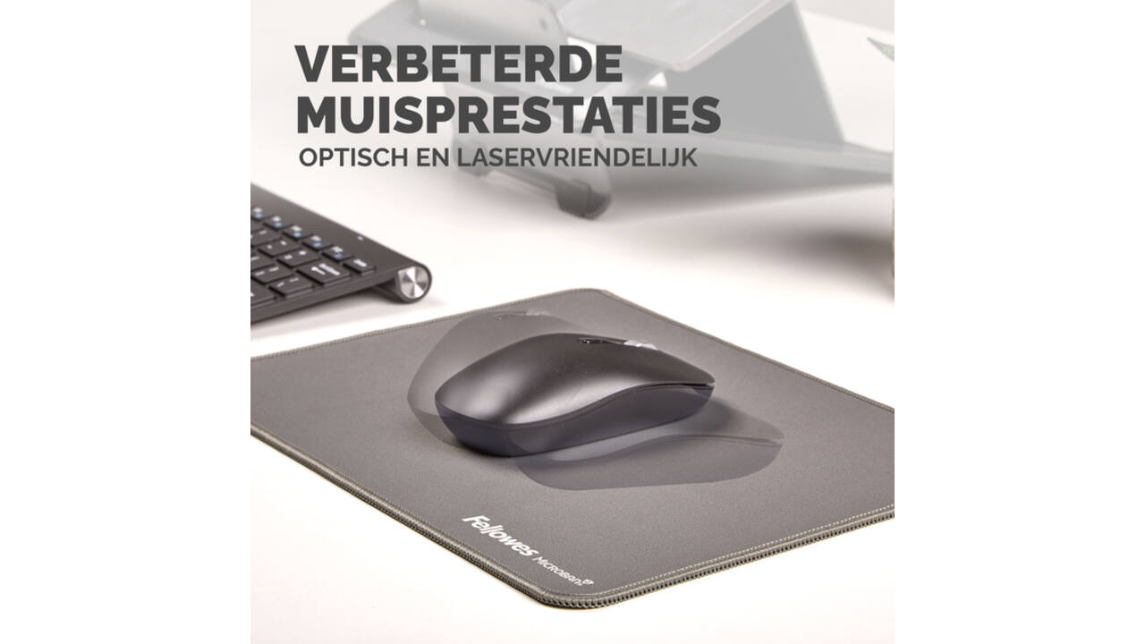 Muismat Fellowes Breyta XL grijs