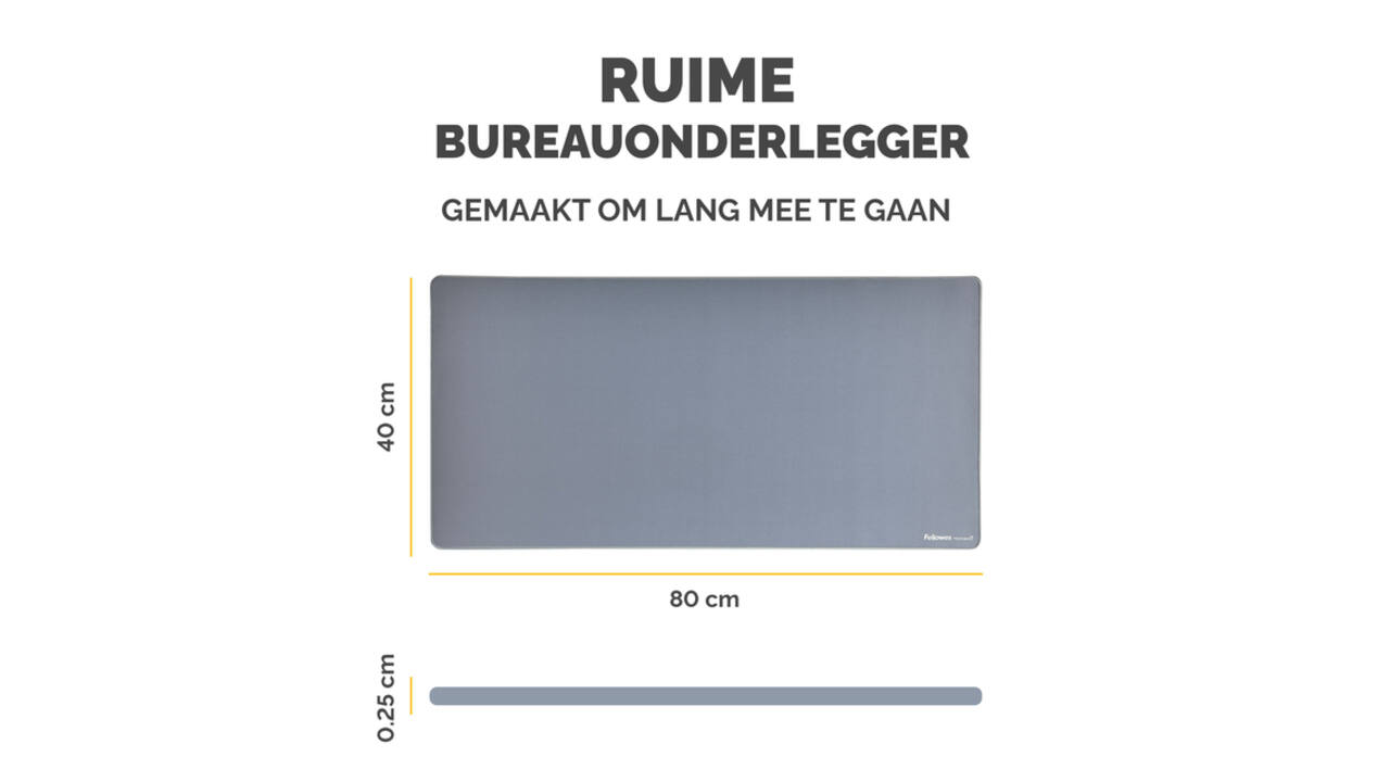 Bureau-onderlegger Fellowes Breyta blauw