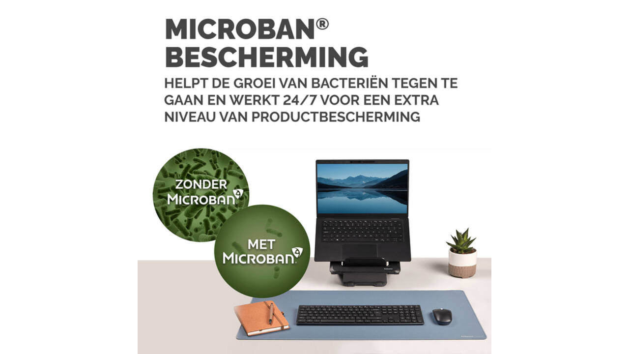 Bureau-onderlegger Fellowes Breyta blauw