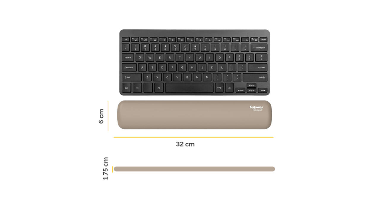 Polssteun Fellowes Breyta compact zand