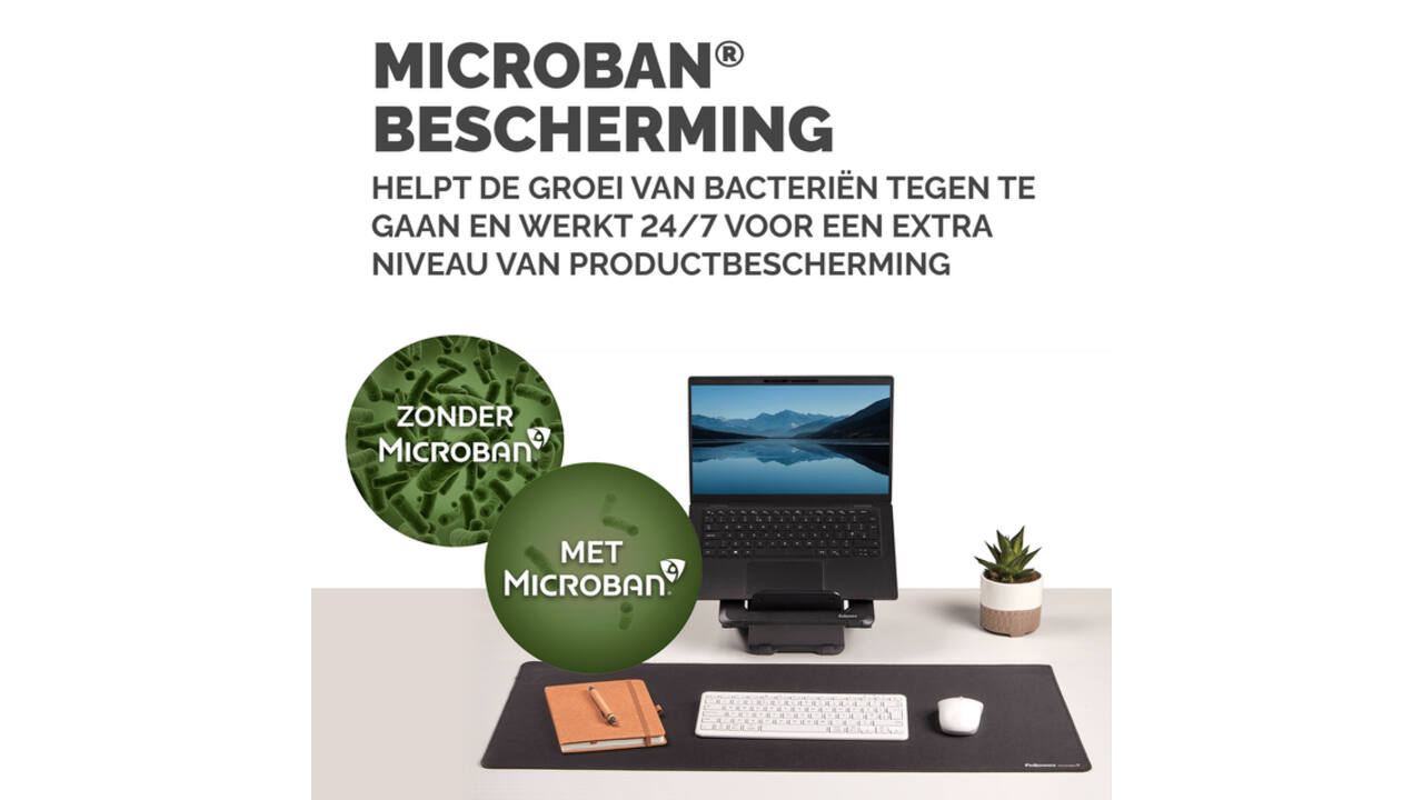 Bureau-onderlegger Fellowes Breyta zwart