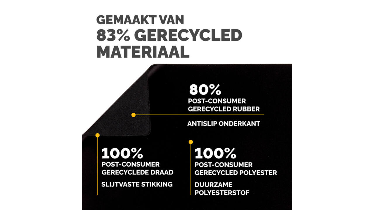 Bureau-onderlegger Fellowes Breyta zwart