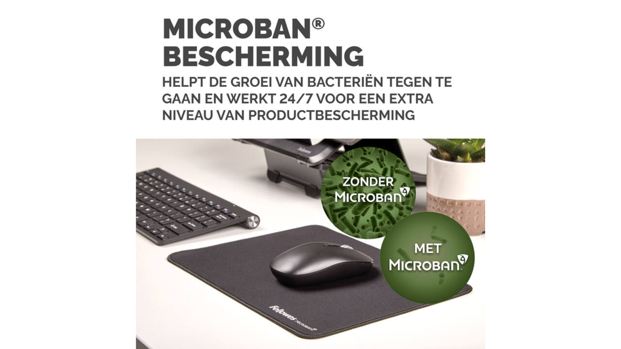 Muismat Fellowes Breyta XL zwart