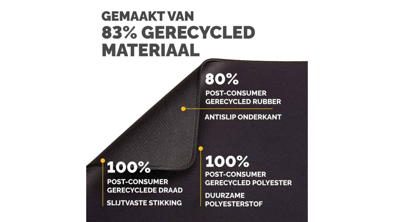 Muismat Fellowes Breyta XL zwart