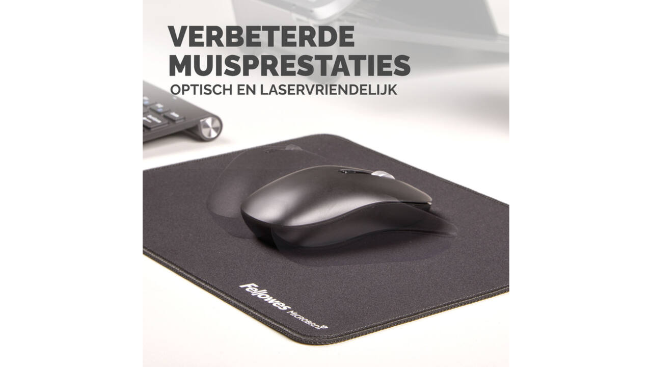 Muismat Fellowes Breyta XL zwart