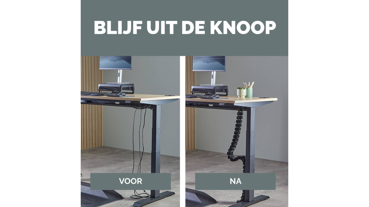Kabelslang Fellowes zwart