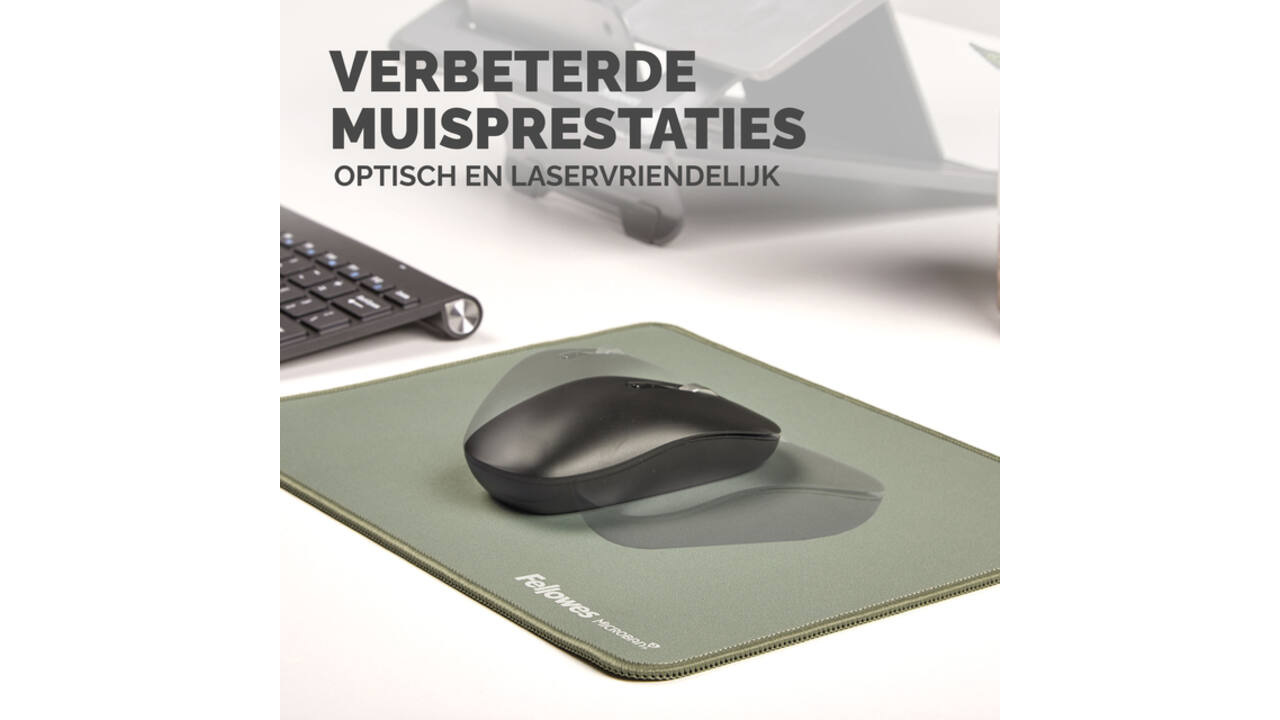 Muismat Fellowes Breyta XL saliegroen