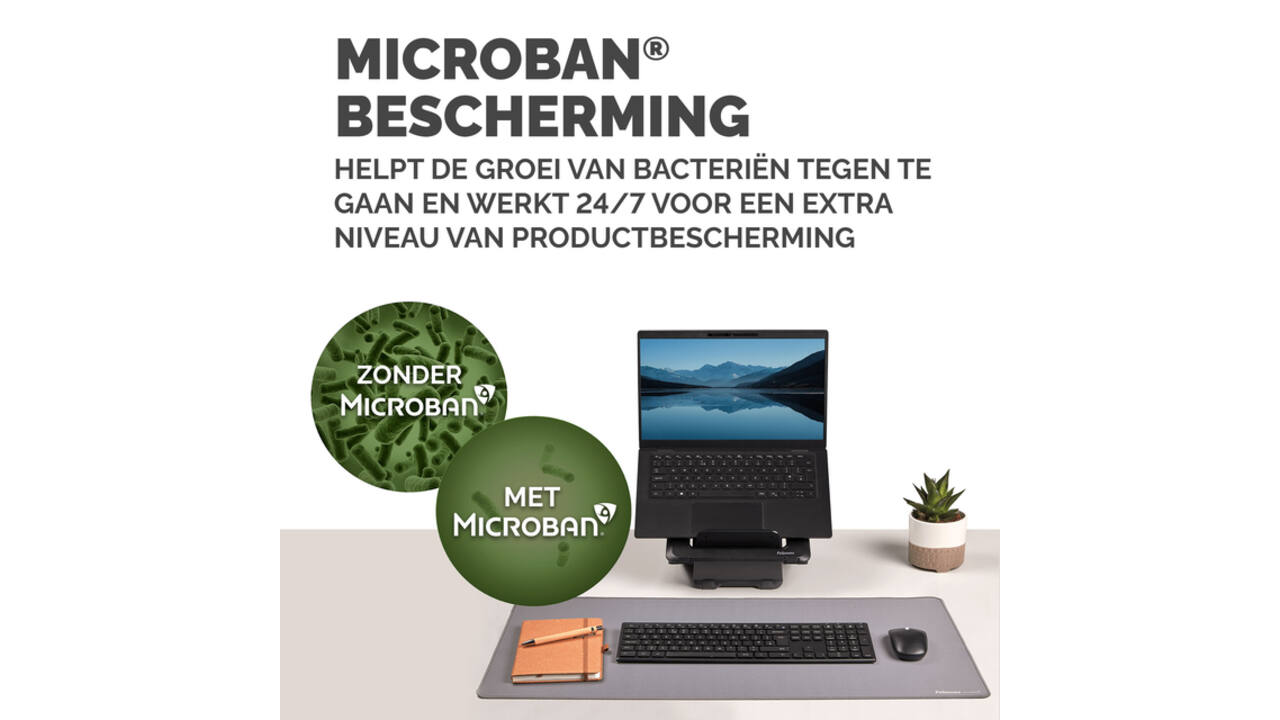 Bureau-onderlegger Fellowes Breyta grijs