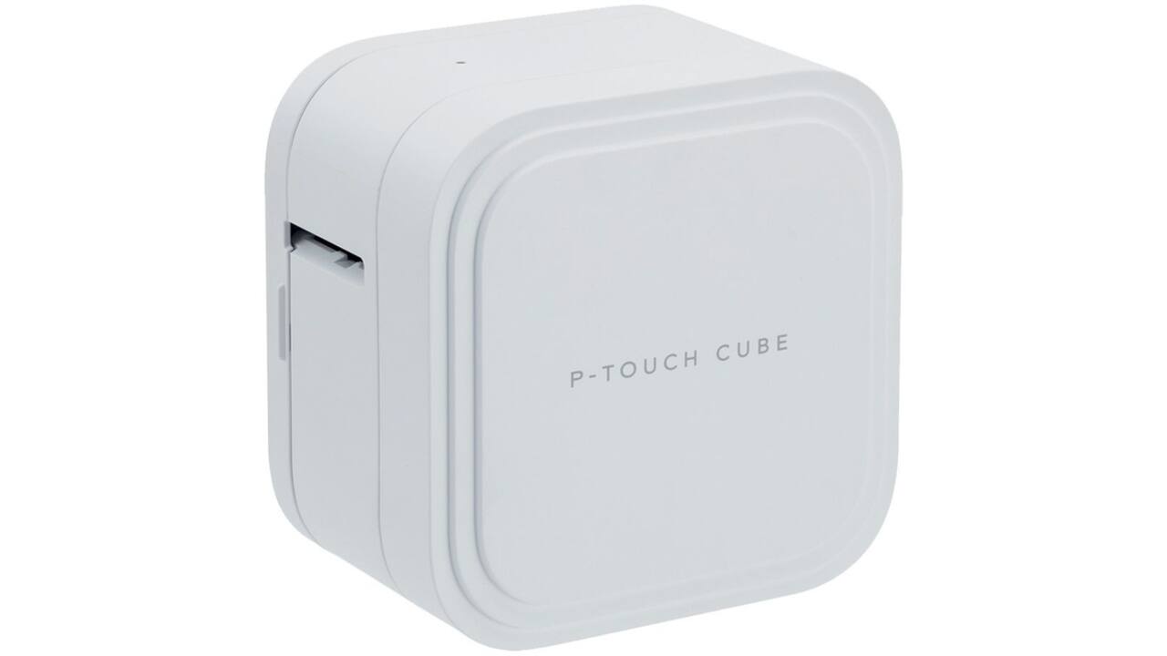 Labelprinter Brother P-touch Cube Pro TZe PT-P910BT desktop 36mm wit