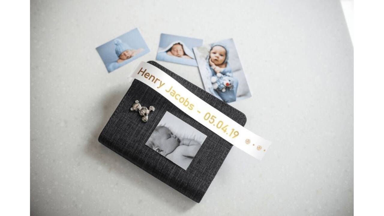 Labeltape Brother P-touch TZe-R254 24mm goud op wit