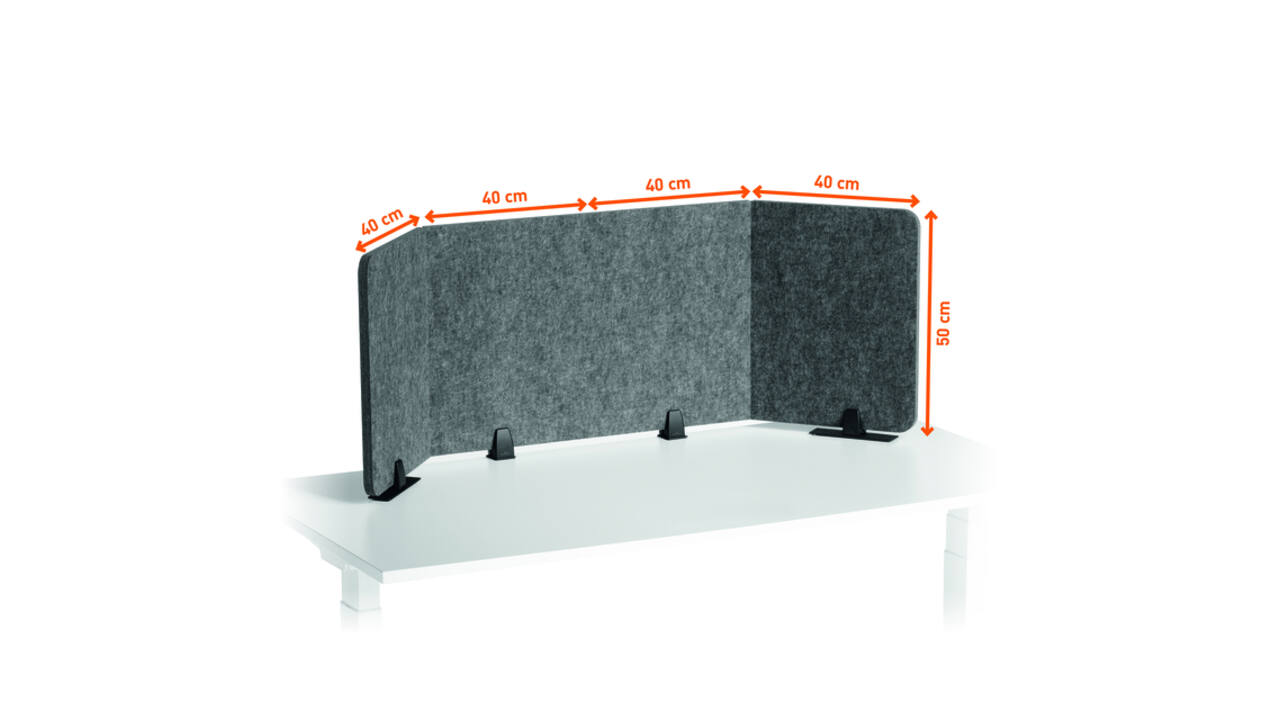 Bureauscherm Durable EFFECT 160