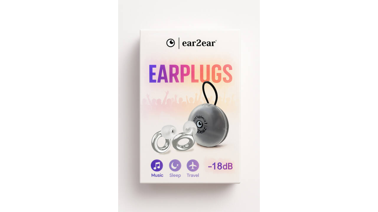 Earplug ear2ear 18dB zilver