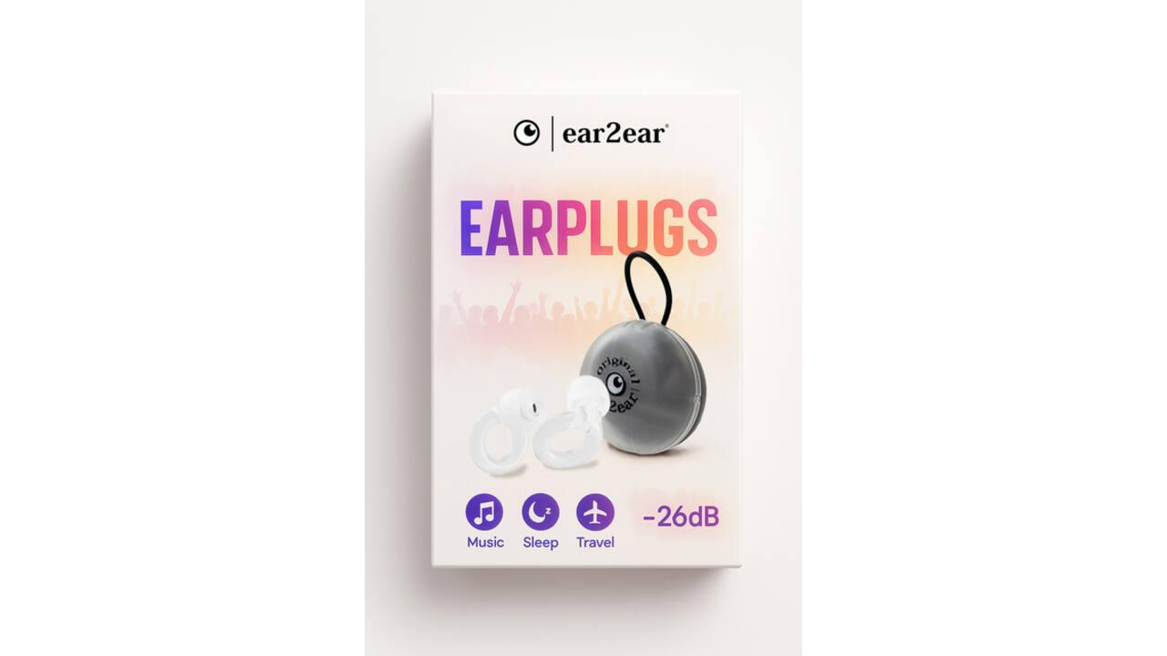 Earplug ear2ear 26dB transparant