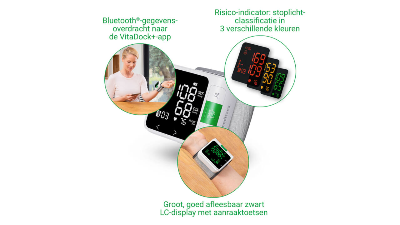 Polsbloeddrukmeter Medisana Connect BW 360