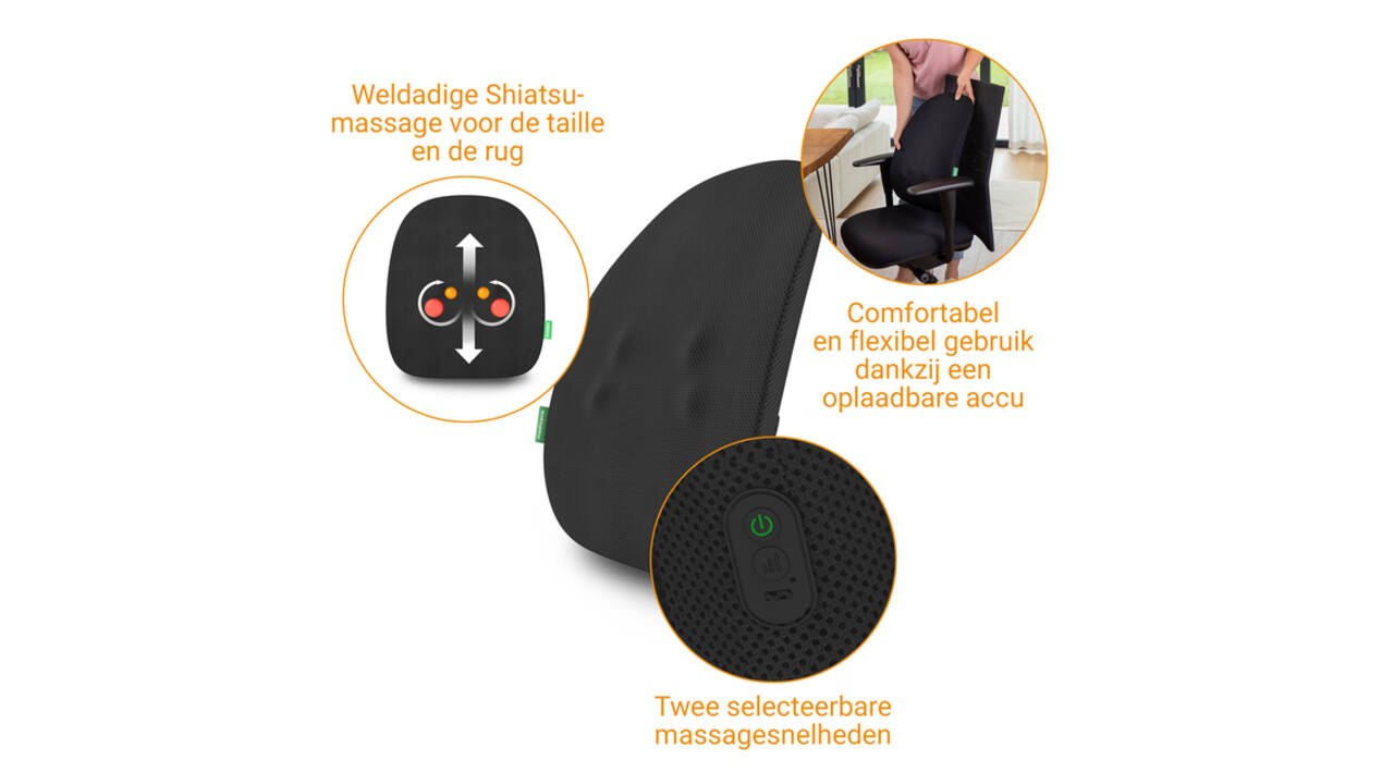Shiatsu massagekussen Medisana MC 500  (draadloos)