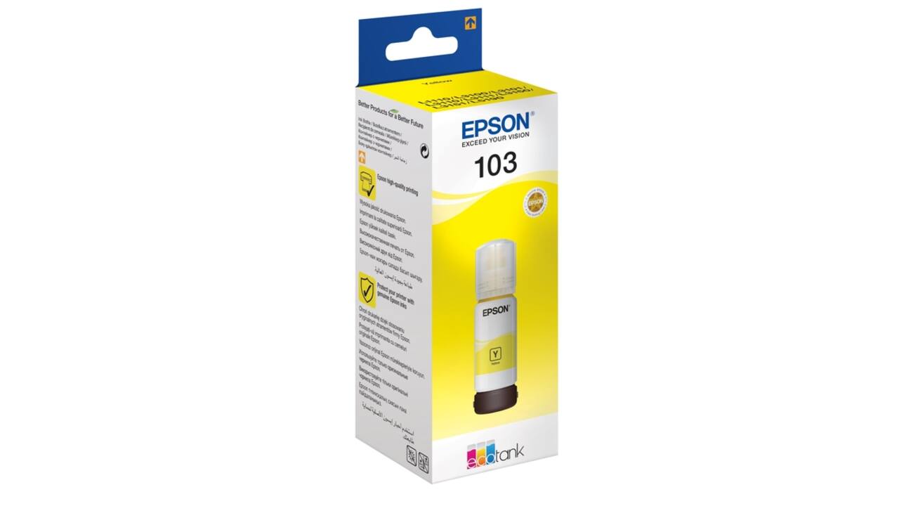 Navulinkt Epson 103 T00S44A geel