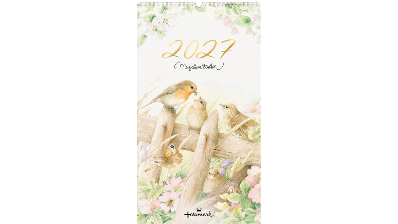 Maandkalender 2027 Marjolein Bastin 280x500mm internationaal
