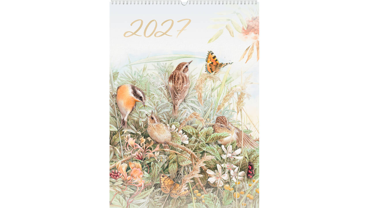 Maandkalender 2027 Marjolein Bastin 400x550mm nederlands