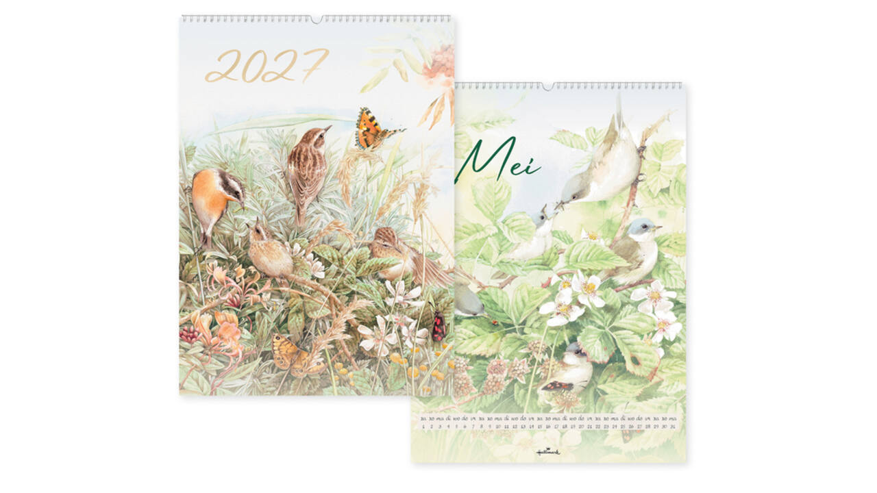 Maandkalender 2027 Marjolein Bastin 400x550mm nederlands