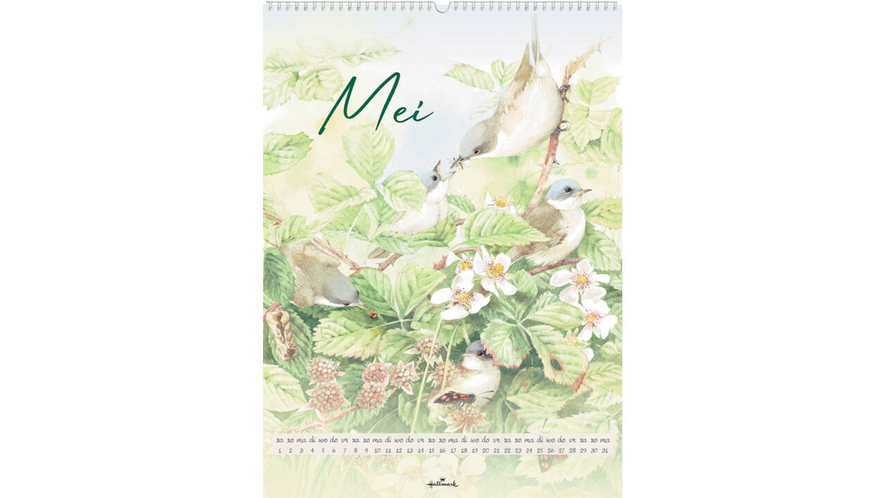 Maandkalender 2027 Marjolein Bastin 400x550mm nederlands