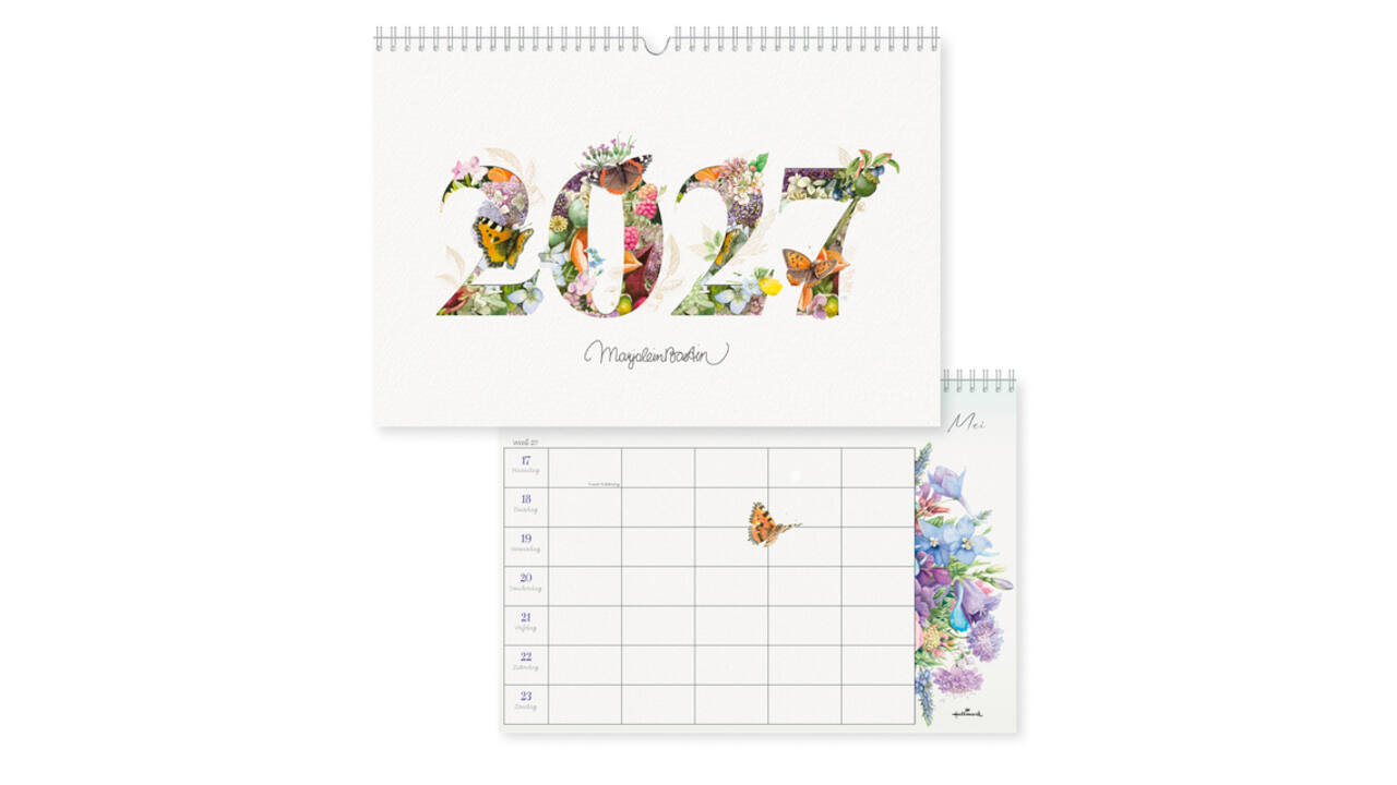 Familiekalender 2027 Marjolein Bastin A4 nederlands