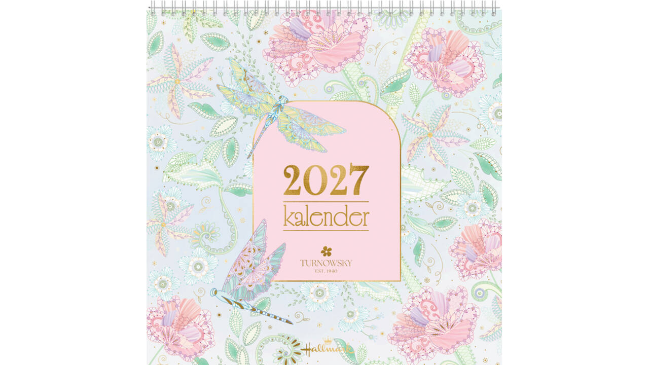 Maandkalender 2027 Turnowsky 290x290mm internationaal