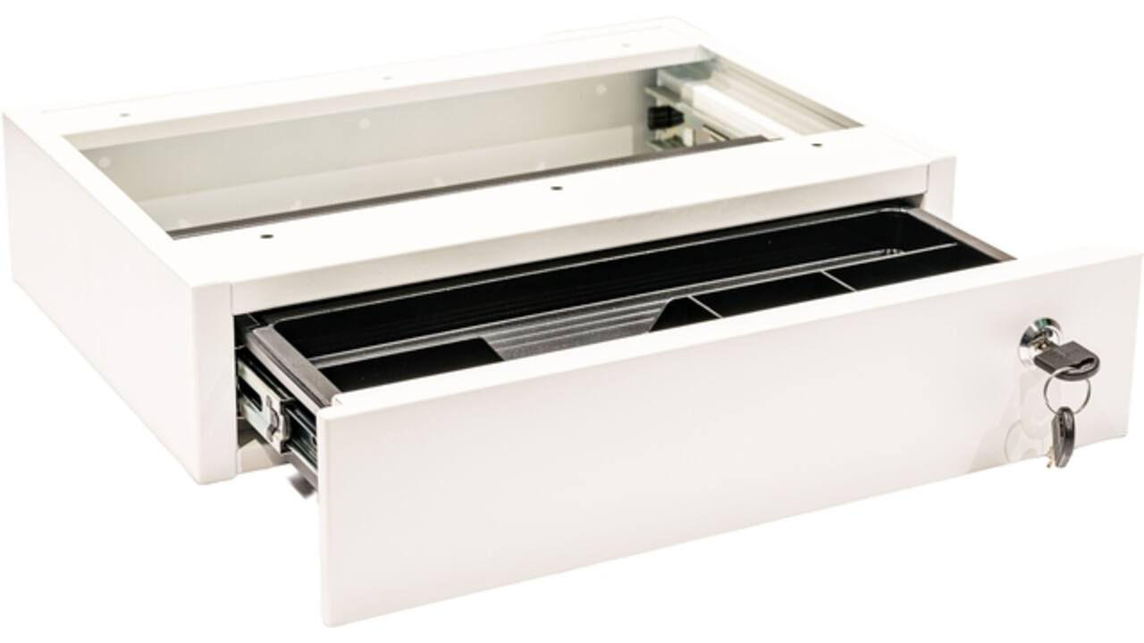 Persoonlijke lade Euroseats 295x390x90mm wit