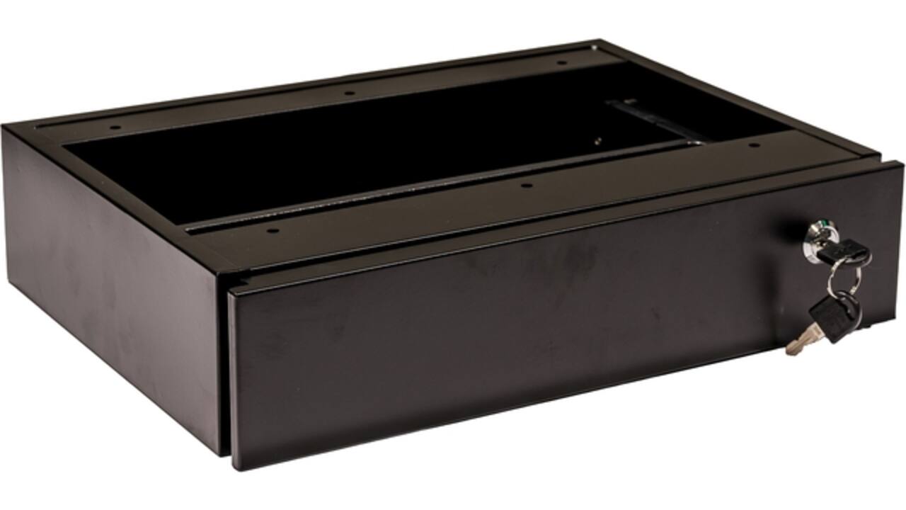 Persoonlijke lade Euroseats 295x390x90mm zwart