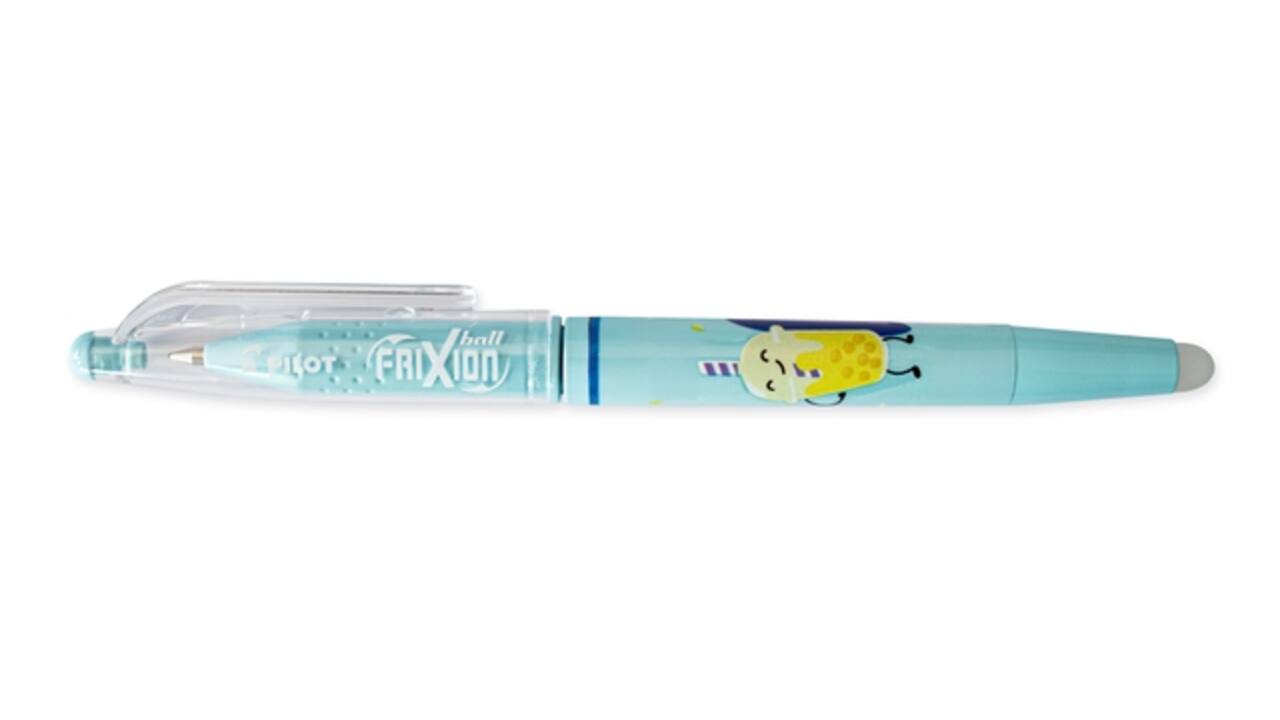 Rollerpen PILOT friXion Pool Party medium lichtblauw