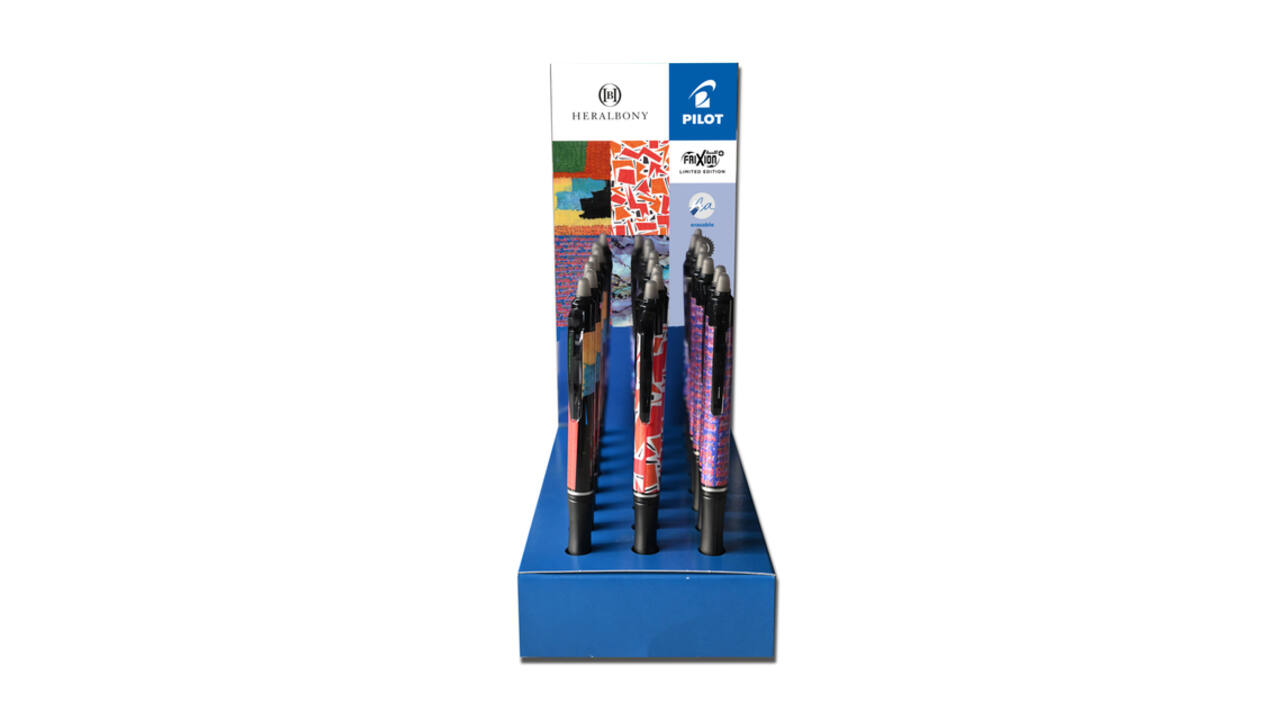 Rollerpen PILOT friXion Ball Plus Heralbony medium ass displ à 24st