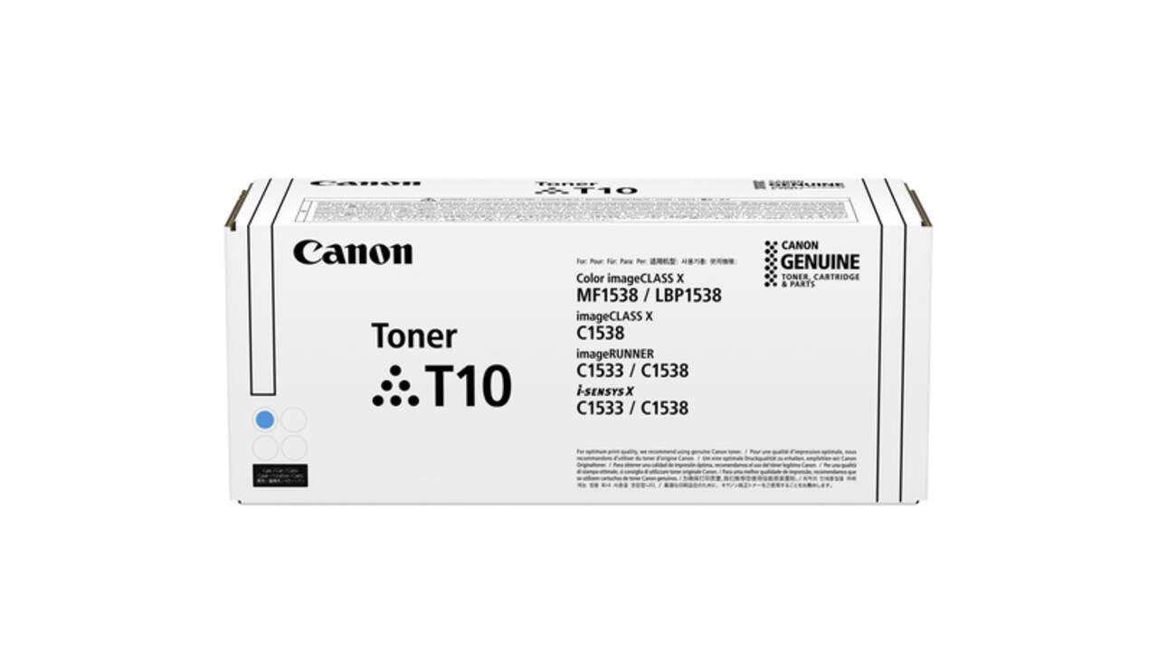Tonercartridge Canon T10 blauw