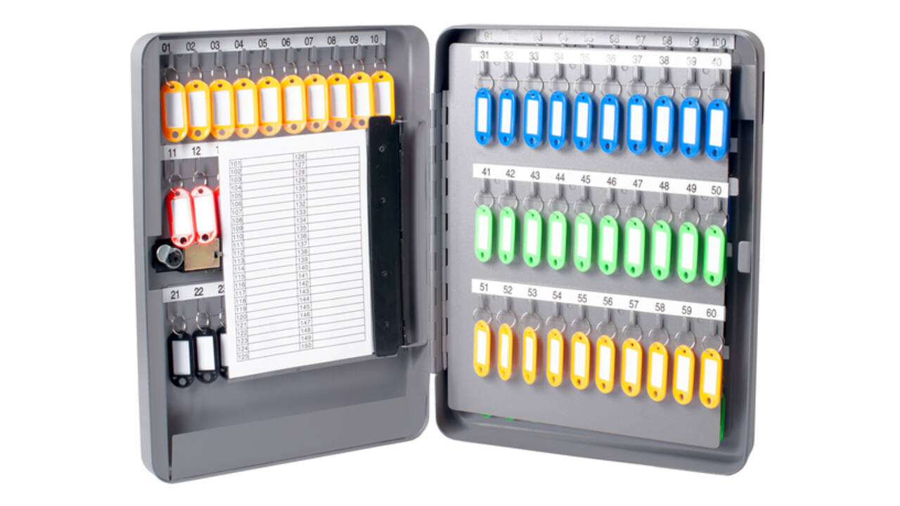 Sleutelkast Pavo basic met cijferslot 130 haken 370x280x80mm