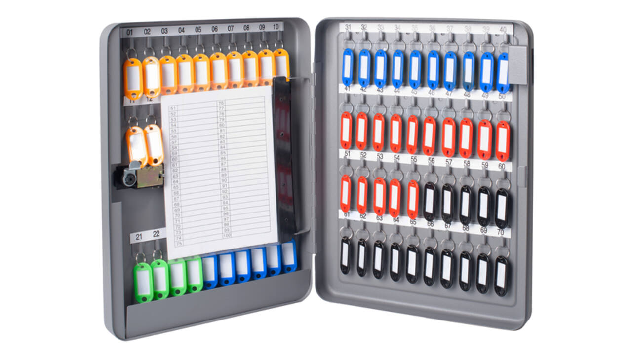Sleutelkast Pavo basic met cijferslot 75 haken 370x280x60mm