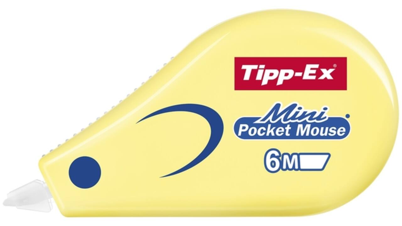 Correctieptape Tipp-ex mini pocket mouse 6mx5mm display à 40 stuks