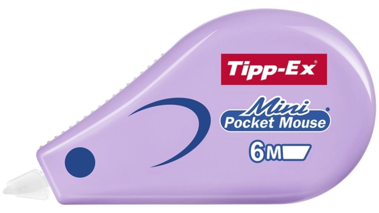 Correctieptape Tipp-ex mini pocket mouse 6mx5mm display à 40 stuks