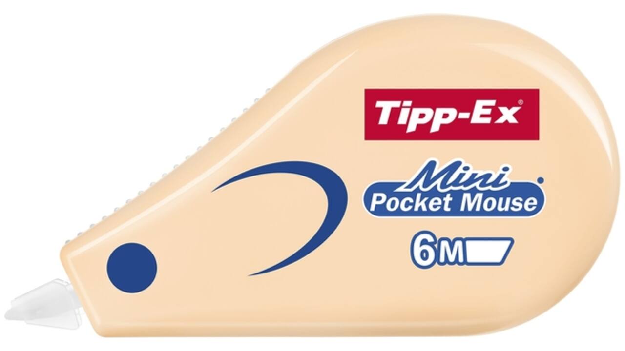 Correctieptape Tipp-ex mini pocket mouse 6mx5mm display à 40 stuks
