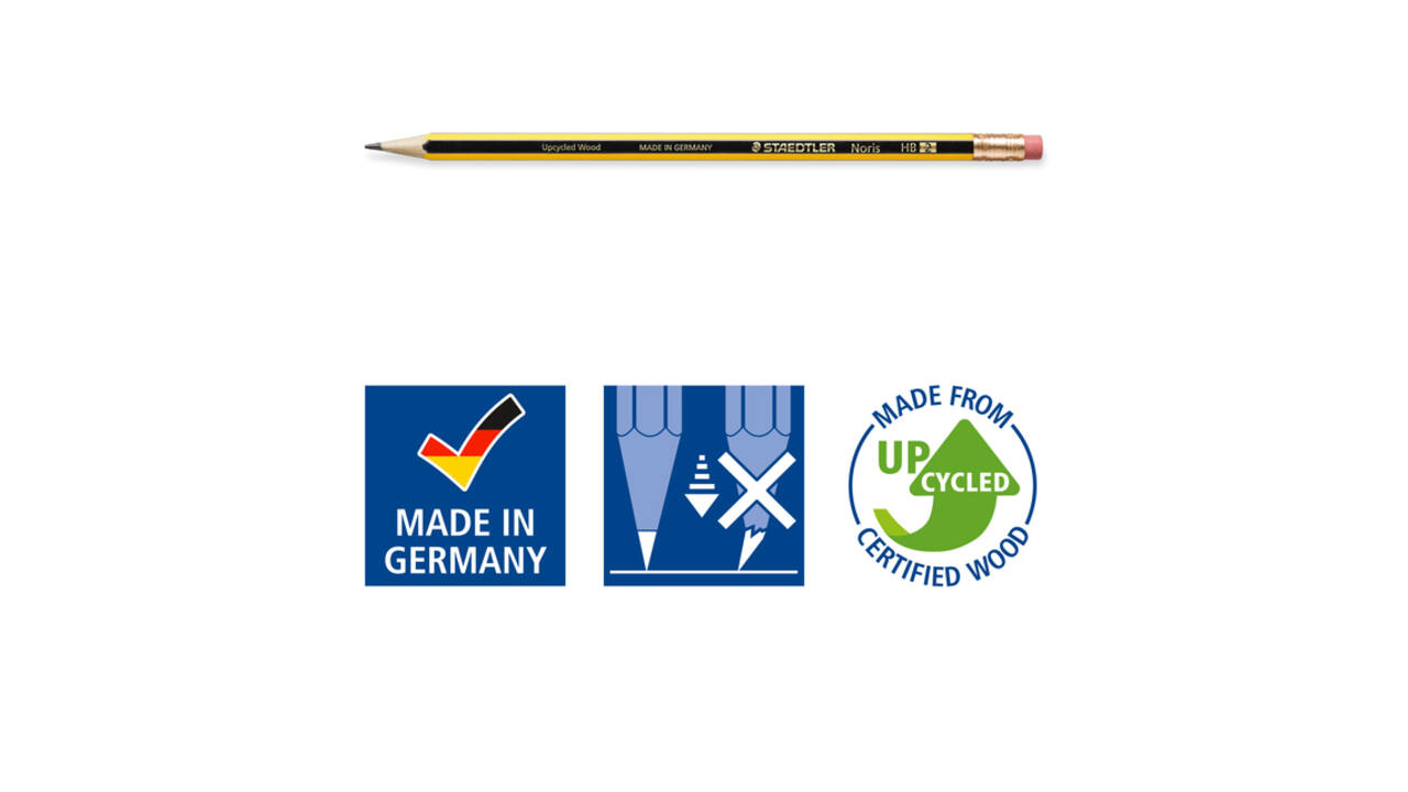 Potlood Staedtler Noris HB met gumtop