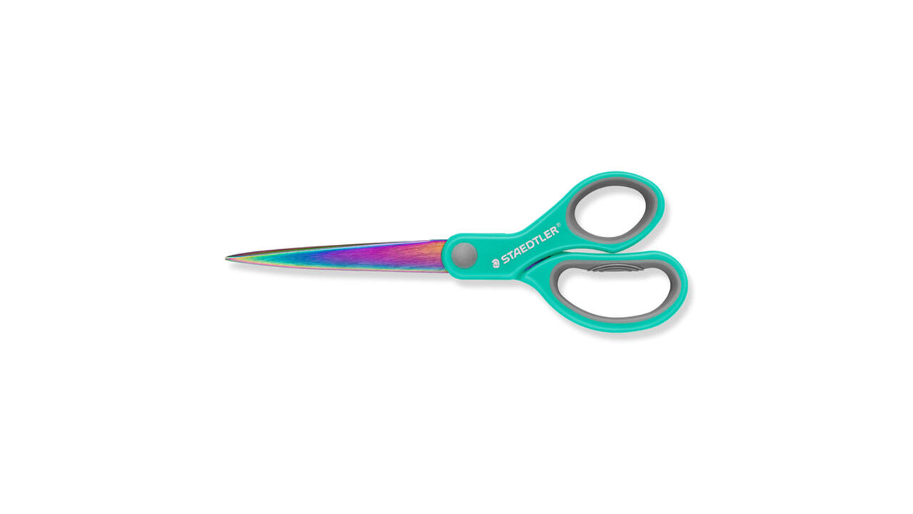 Schaar Staedtler Norix 21cm 3 kleuren assorti