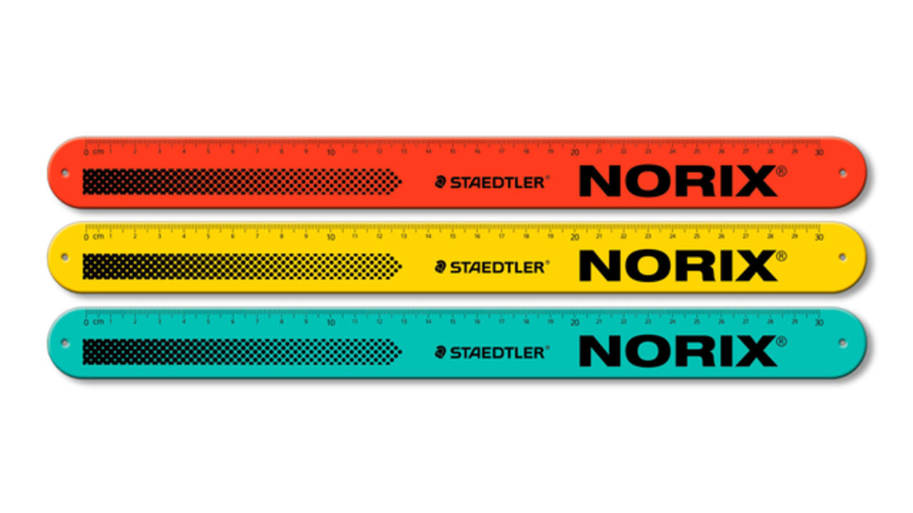Kliklinaal Staedtler Norix 30cm assorti