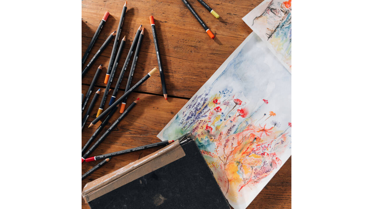 Aquarelpotlood Staedtler Mars Lumograph set à 12 kleuren