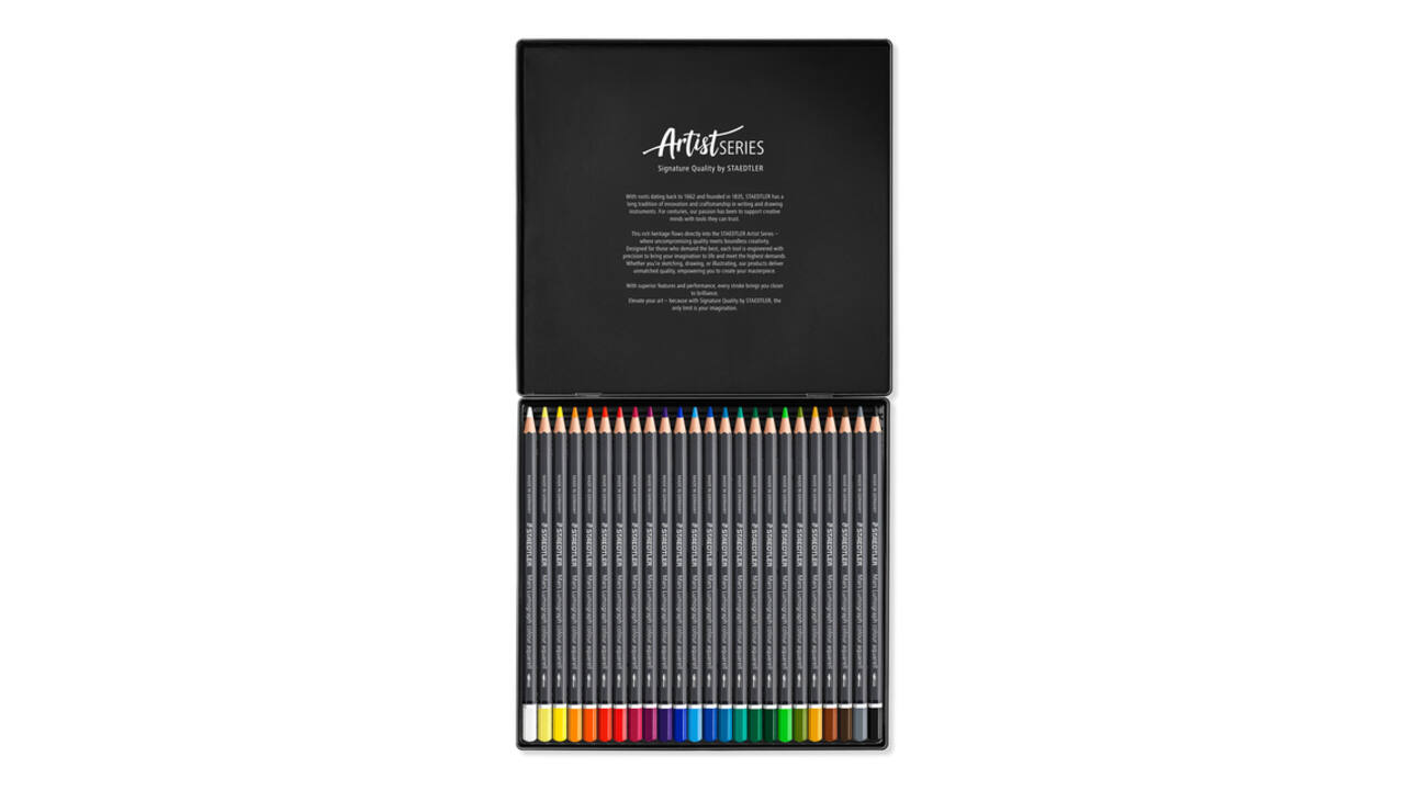 Aquarelpotlood Staedtler Mars Lumograph set à 24 kleuren