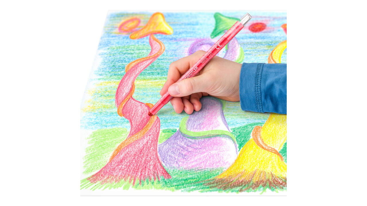 Waxpotlood Staedtler Noris twister set à 12 kleuren